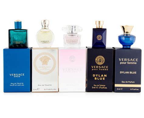 versace mini perfume 5ml|Versace 5 piece mini set.